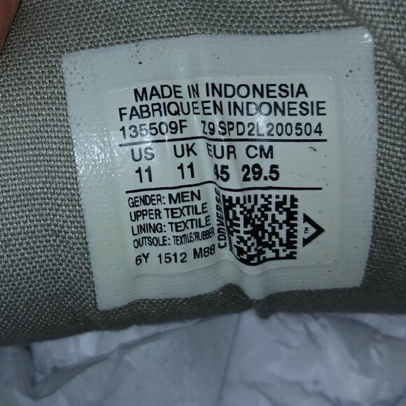 Converse Chuck Taylor All Star Mens Mid Cut Black Sneakers - Size 11 - Picture 8 of 8